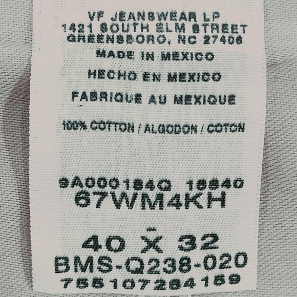 Wrangler Mens Khaki Flat Front Relaxed Fit Wrinkle Resistant Casual Pants 40 32L - Picture 10 of 14